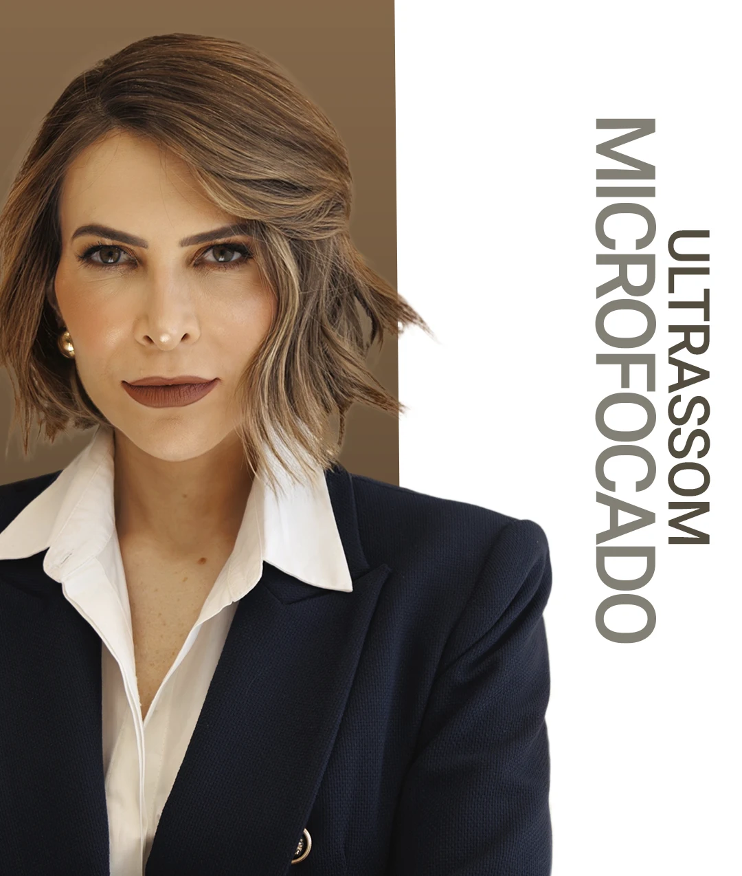 Antes e depois do tratamento com ultrassom microfocado